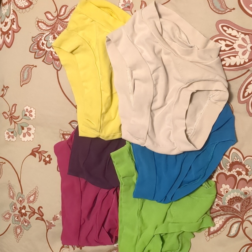 Handmade organic bamboo girls underwear